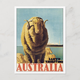 Carte Postale Vintage Australia Ship Line