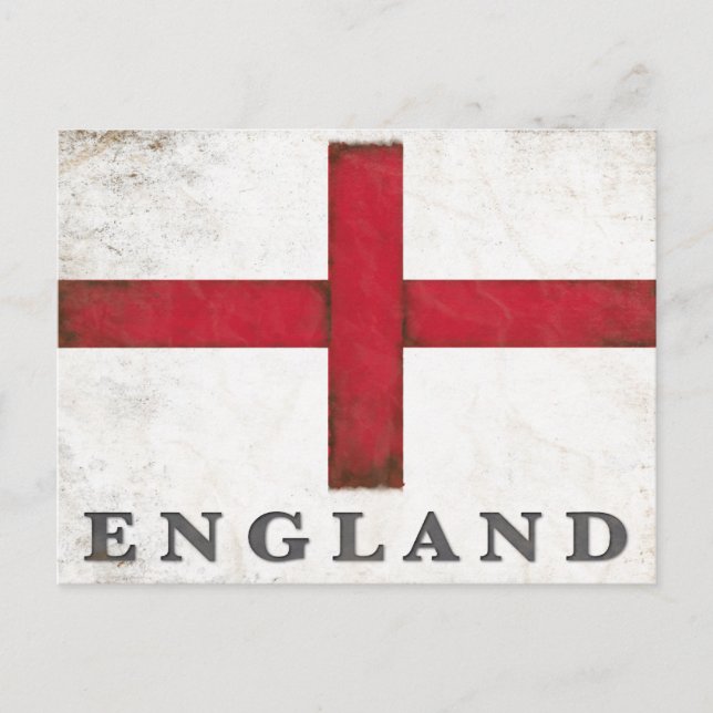 Carte postale vintage avec Dirty Old English Flag (Devant)