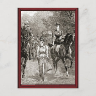 Carte Postale Vintage avec la chasse