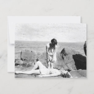 Carte postale vintage Beach