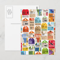 Vintage billet de voyage motif.