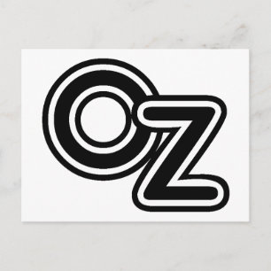 Carte Postale Vintage Black and White Wizard of Oz Fairy Tale