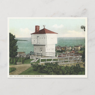 Carte Postale Vintage Block House Mackinac Island Michigan