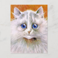 Carte postale vintage Blue Eyed Cat
