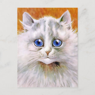 Carte postale vintage Blue Eyed Cat