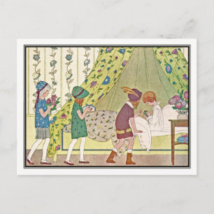 Carte Postale Vintage Bonne amélioration Bientôt par H. Willebee