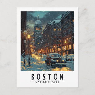 Carte Postale Vintage Boston