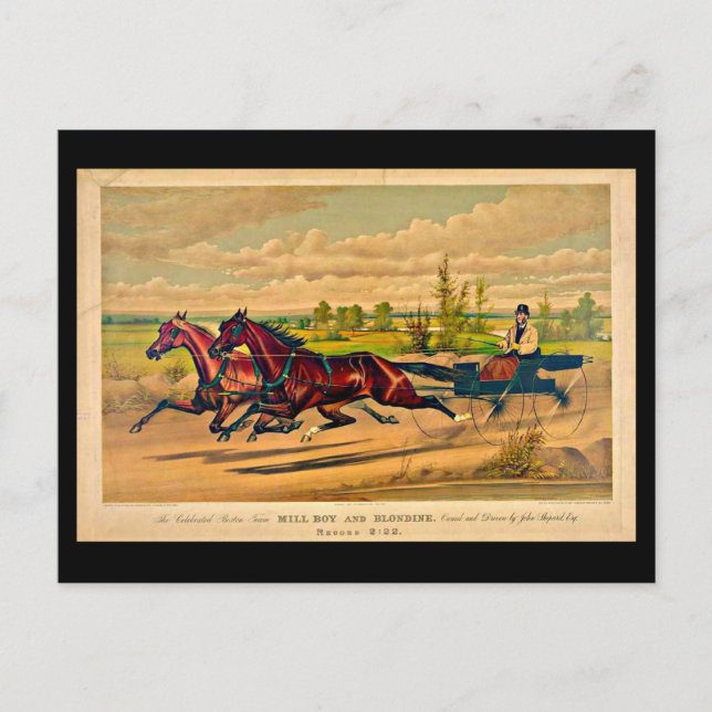 Carte postale Vintage Boston Artwork-41 (Devant)