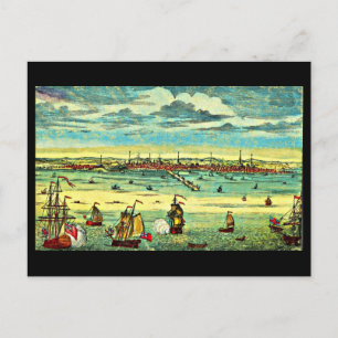 Carte postale Vintage Boston Artwork-43
