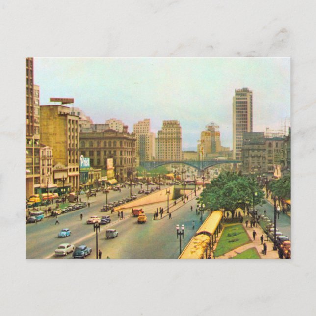 Carte Postale Vintage Brazil, Sao Paulo (Devant)