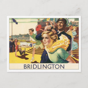Carte Postale Vintage Bridlington Angleterre