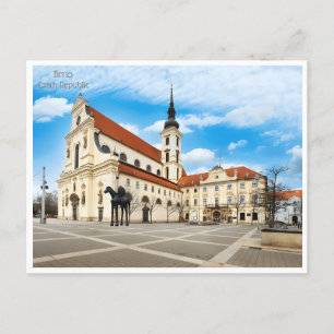 Carte Postale vintage Brno République tchèque République tchèque