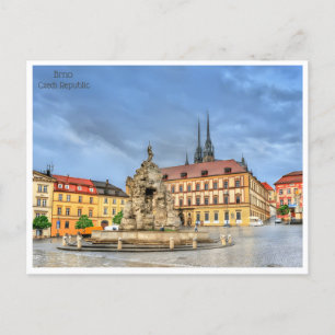 Carte Postale vintage Brno République tchèque République tchèque
