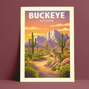 Carte Postale Vintage Buckeye Arizona