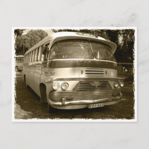Carte Postale Vintage Bus