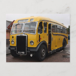 Carte Postale Vintage bus at Bishops Lydeard, Somerset