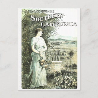 Carte Postale Vintage California Land Of Sunshine