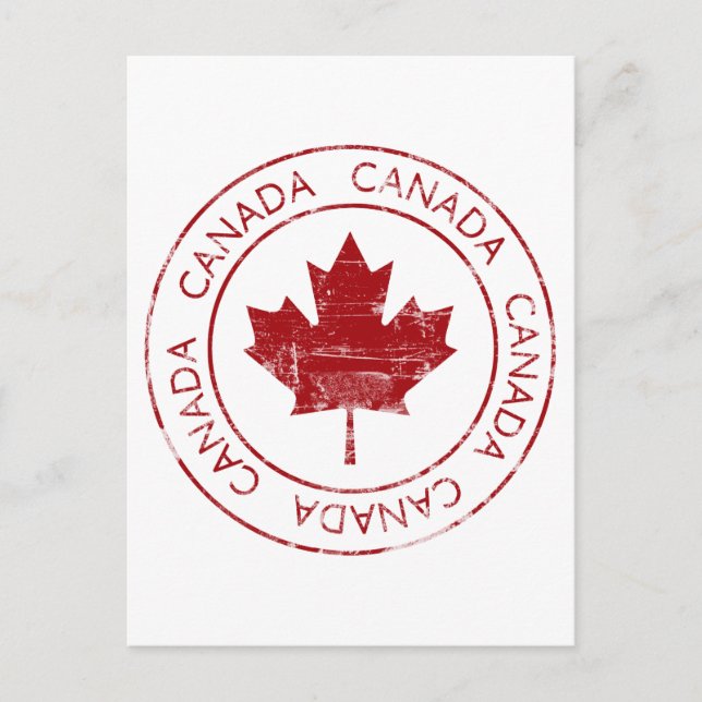 Carte Postale Vintage Canada (Devant)
