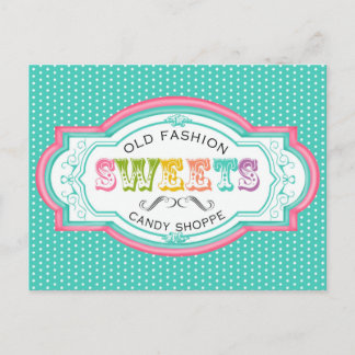 Carte postale vintage Candy Parlor