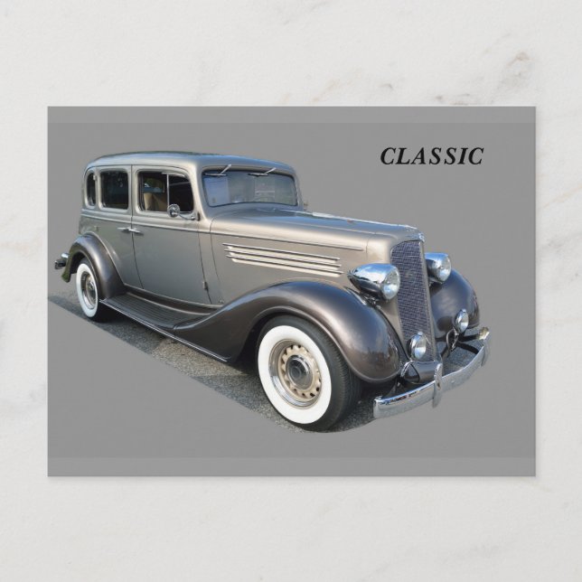 Carte Postale Vintage Car (Devant)