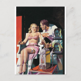 Carte Postale vintage cartoon weird