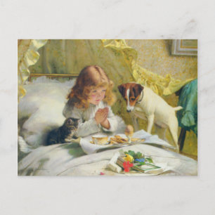 Carte Postale Vintage Charles Burton Barber Suspense