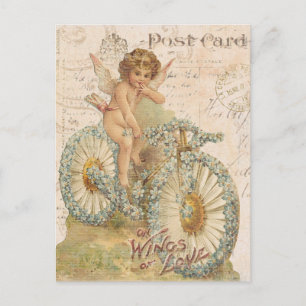 Carte postale vintage cherub Valentine