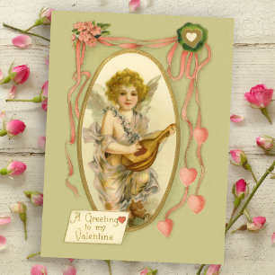 Carte postale vintage Cherub Valentine