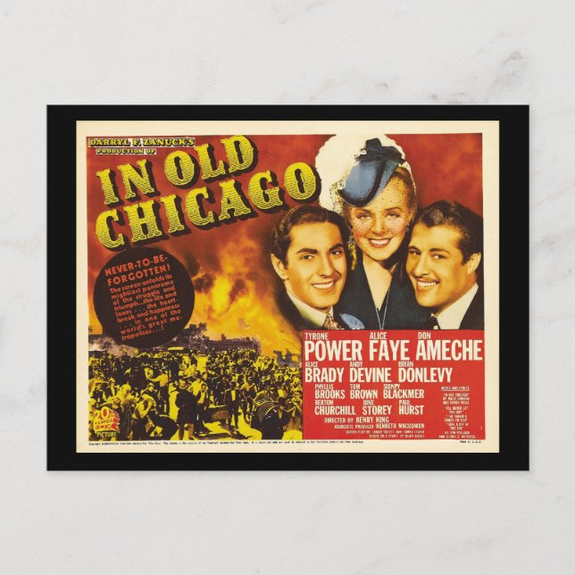 Carte Postale Vintage Chicago Art-In Vieux Chicago (Devant)