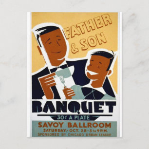 Carte Postale Vintage Chicago, Regal Theater Fête du Père et du 