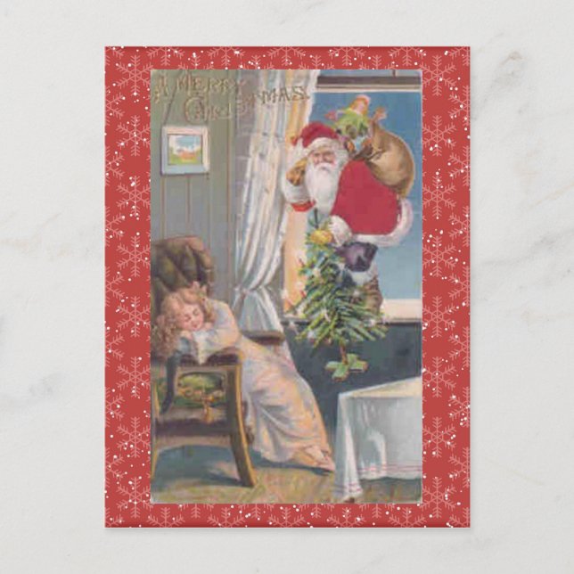 Carte postale Vintage Christmas (Devant)