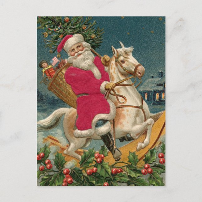 Carte postale Vintage Christmas (Devant)