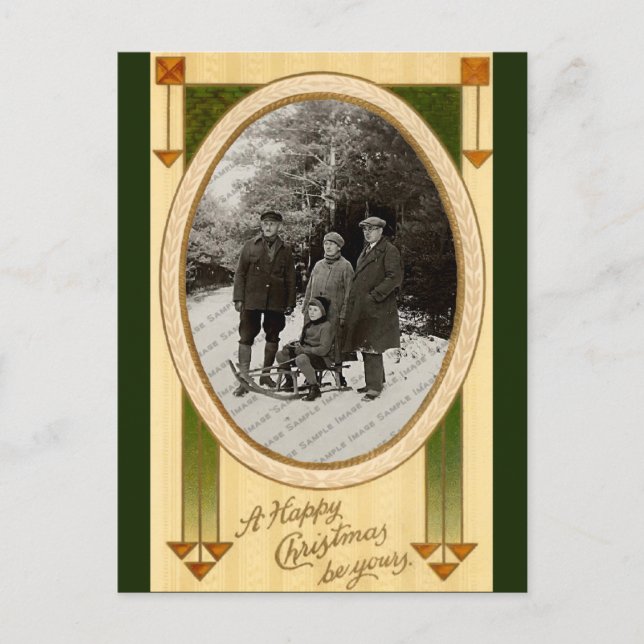 Carte postale Vintage Christmas (Devant)