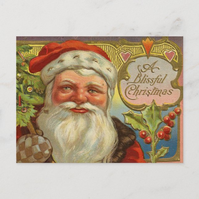 Carte postale Vintage Christmas (Devant)