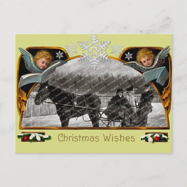 Carte postale Vintage Christmas (Devant)