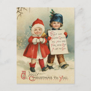 Carte postale Vintage Christmas