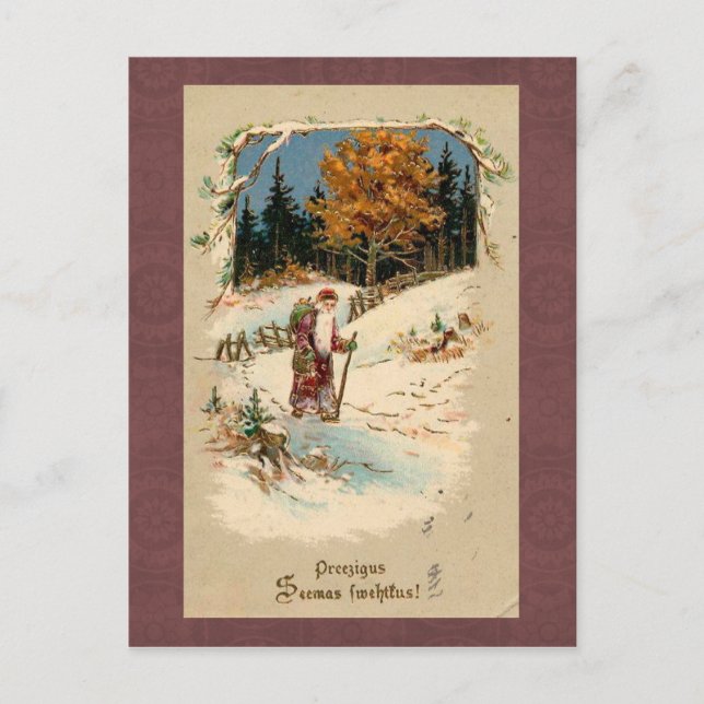 Carte postale Vintage Christmas (Devant)