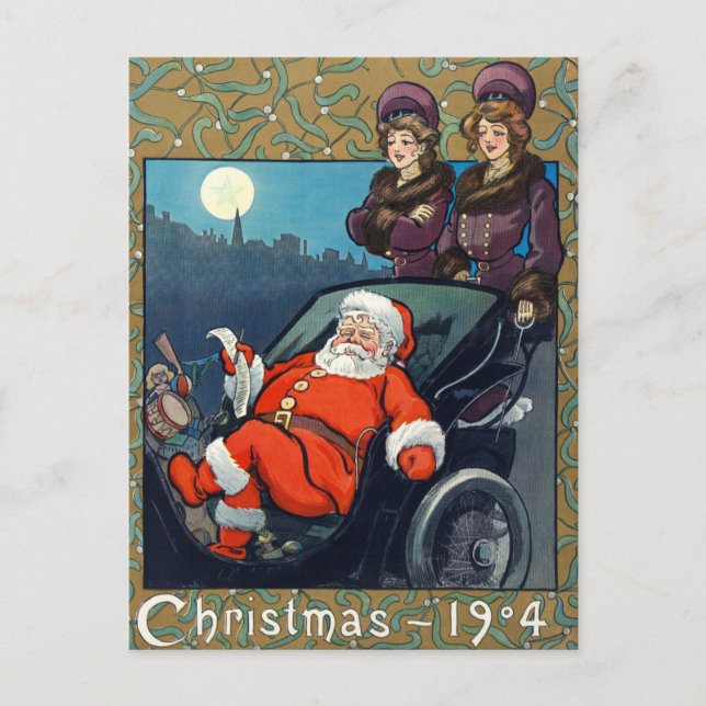 Carte postale Vintage Christmas (Devant)
