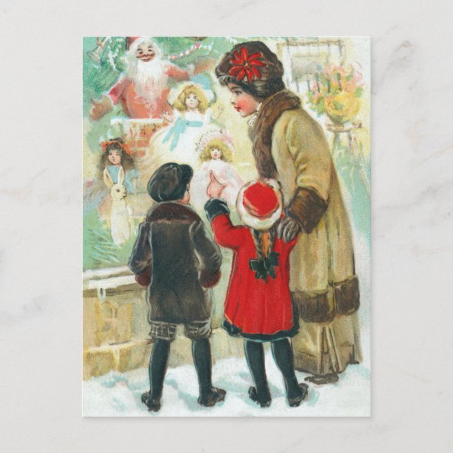 Carte postale Vintage Christmas (Devant)
