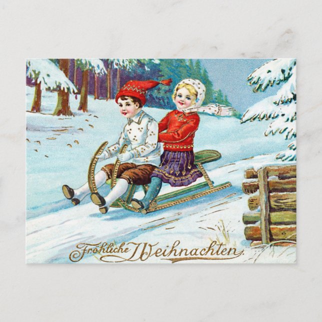 Carte postale Vintage Christmas (Devant)