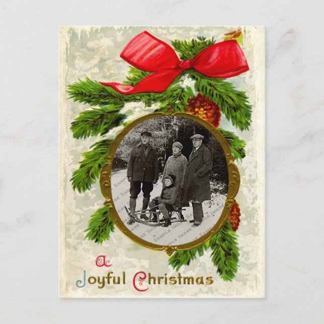 Carte postale Vintage Christmas (Devant)