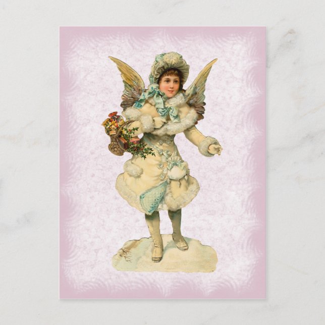 Carte postale Vintage Christmas Angel (Devant)