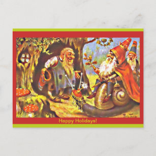 Carte postale Vintage Christmas Gnomes (copie) de 