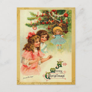 Carte postale Vintage Christmas Morning