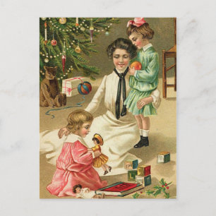 Carte postale Vintage Christmas Morning