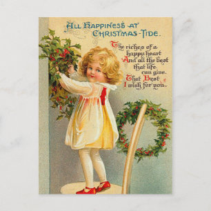 Carte postale Vintage Christmas Tide