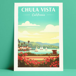 Carte Postale Vintage Chula Vista Californie