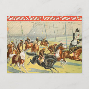 Carte Postale Vintage : cirque Barnum & Bailey -