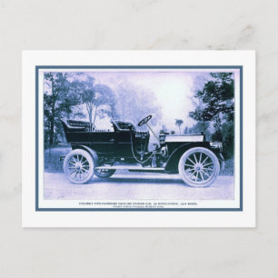 Carte Postale Vintage Classic American car Columbia 1909