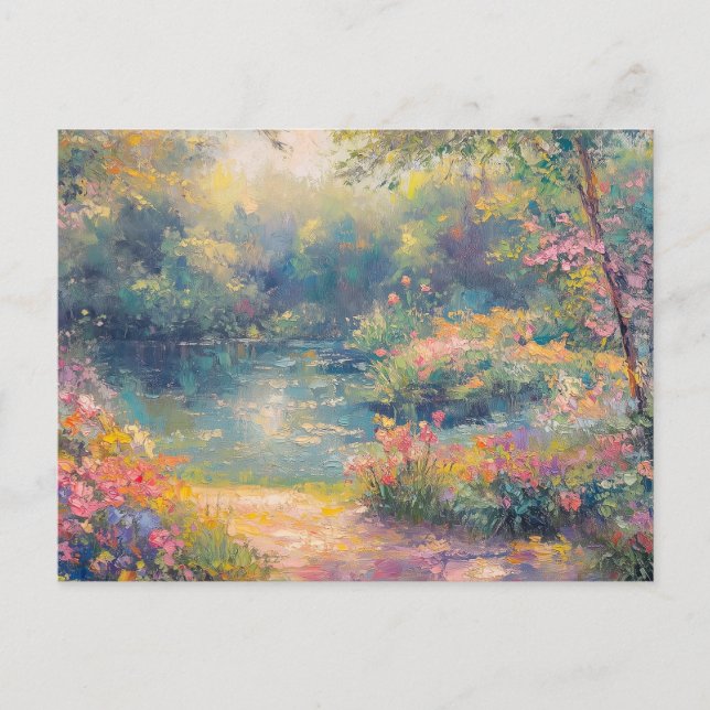 Carte postale Vintage Claude Monet (Devant)